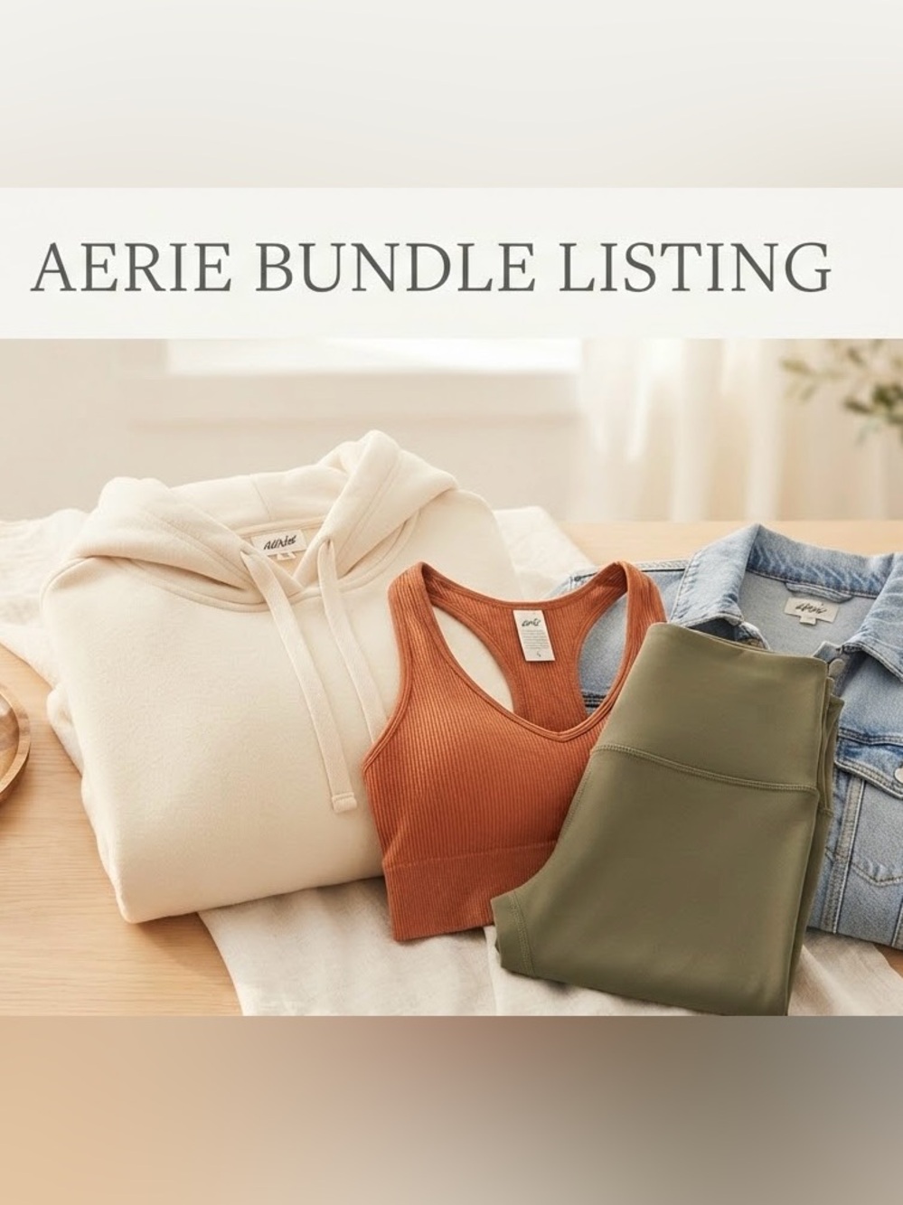👗 BUNDLE of 3 Aerie Tops Size M